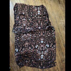 AllSaints Hand-Printed Scarf – 75"x40"